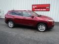 2015 Deep Cherry Red Crystal Pearl Jeep Cherokee Limited  photo #2
