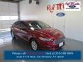 2015 Ruby Red Metallic Ford Fusion S  photo #1