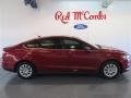 2015 Ruby Red Metallic Ford Fusion S  photo #8