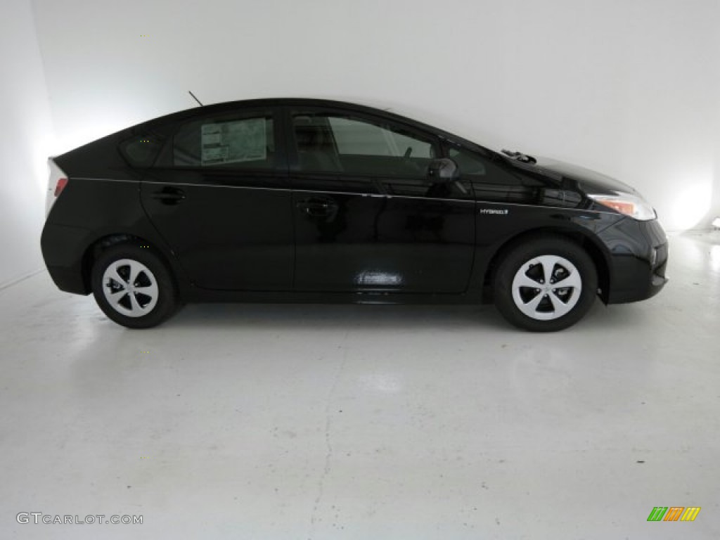 2014 Prius Two Hybrid - Black / Dark Gray photo #1