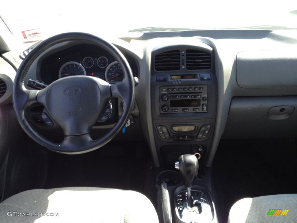 2005 Santa Fe GLS 4WD - Moonlit Blue / Gray photo #15