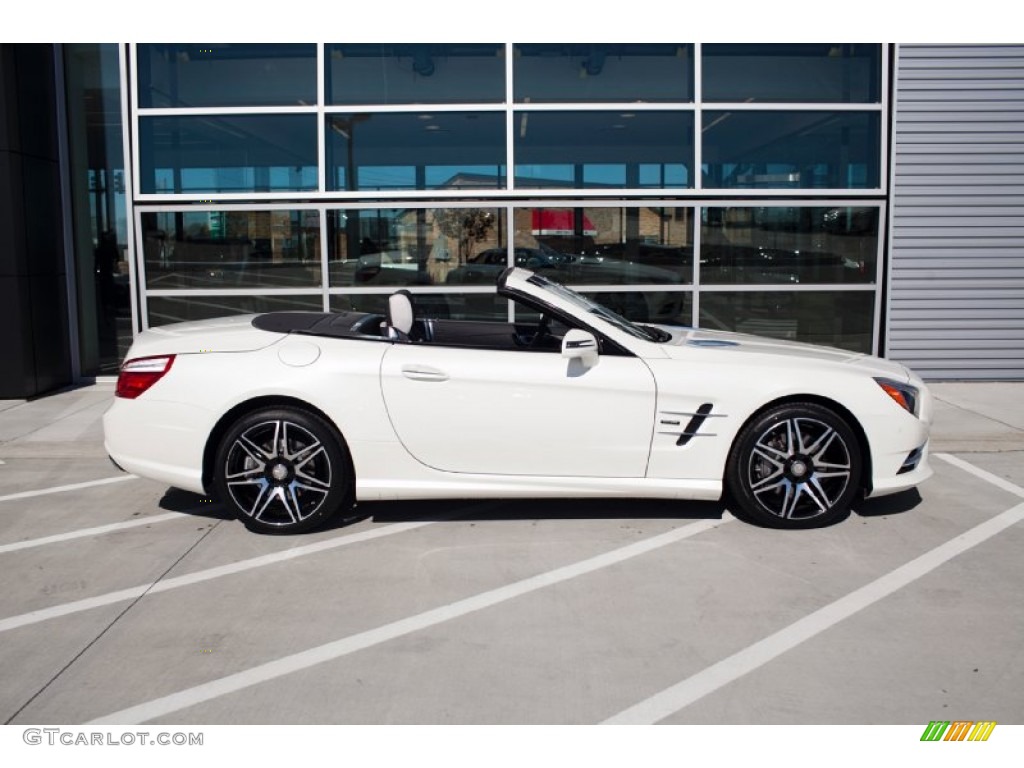designo Diamond White Metallic 2015 Mercedes-Benz SL 550 White Arrow Edition Roadster Exterior Photo #98367564