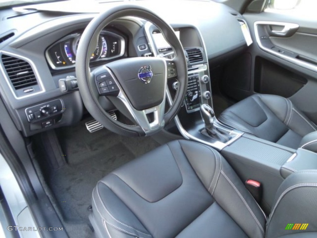 R-Design Off Black Interior 2015 Volvo XC60 T6 AWD R-Design Photo #98367627