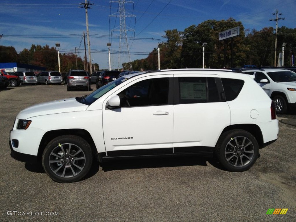 Bright White 2015 Jeep Compass Limited 4x4 Exterior Photo #98368887
