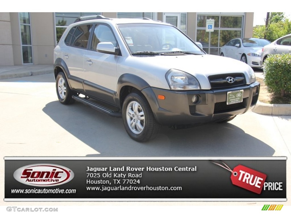 2008 Tucson SE - Platinum Silver / Gray photo #1