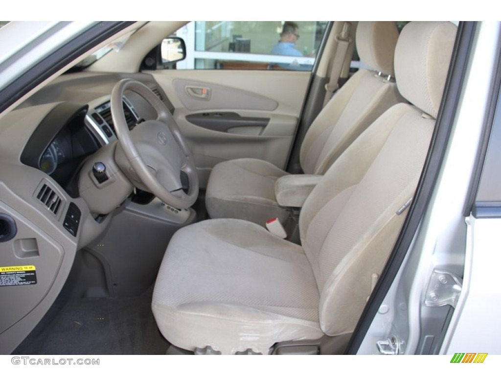 2008 Tucson SE - Platinum Silver / Gray photo #2