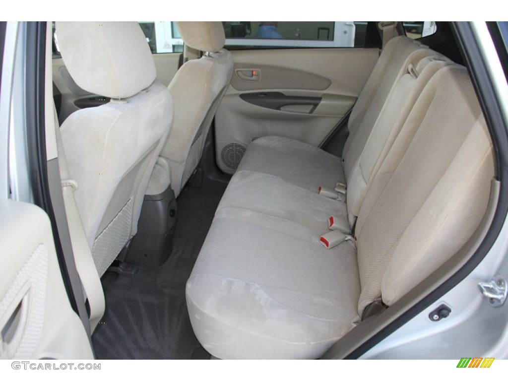 2008 Tucson SE - Platinum Silver / Gray photo #4