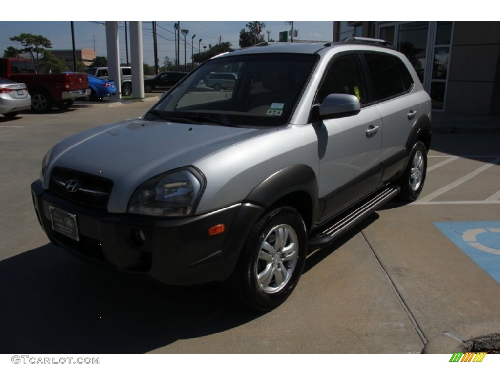 2008 Tucson SE - Platinum Silver / Gray photo #6