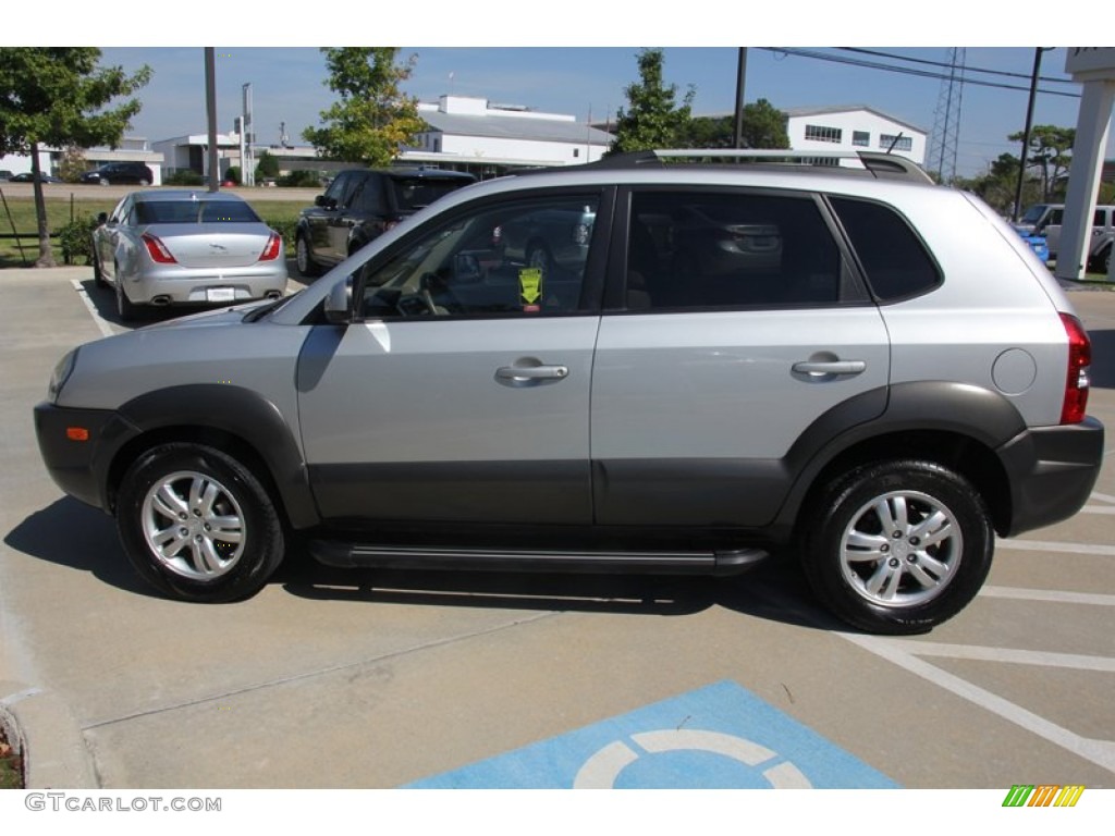 2008 Tucson SE - Platinum Silver / Gray photo #7