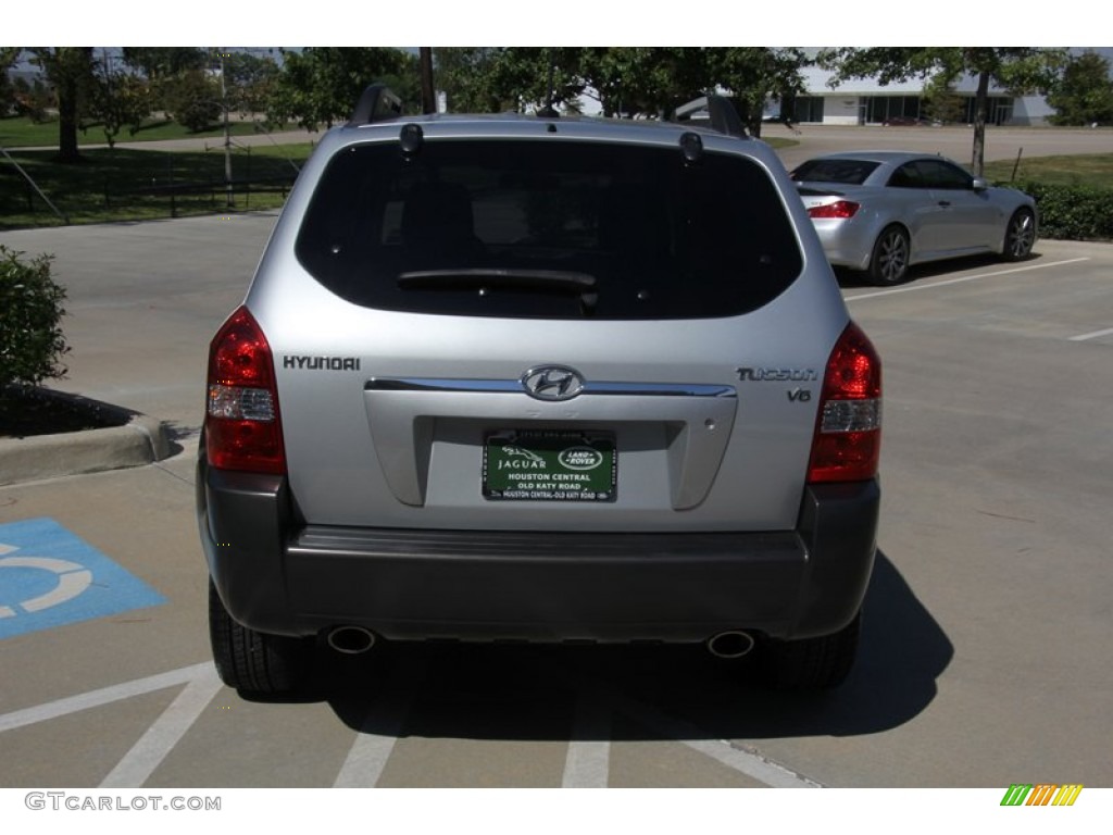 2008 Tucson SE - Platinum Silver / Gray photo #9
