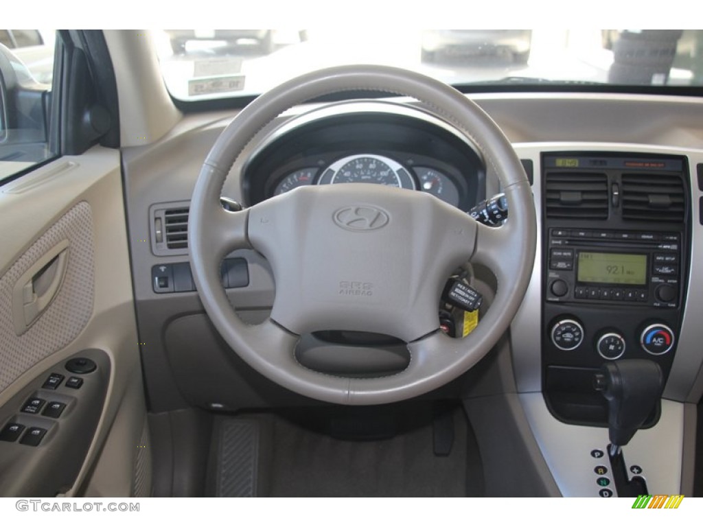 2008 Tucson SE - Platinum Silver / Gray photo #13