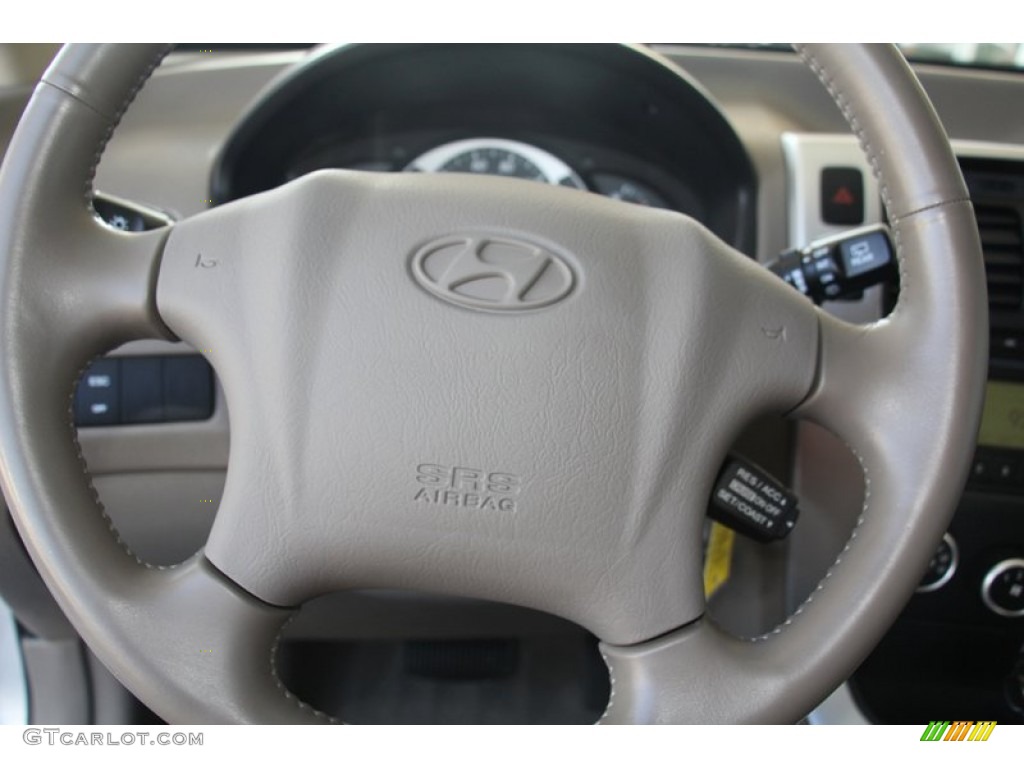 2008 Tucson SE - Platinum Silver / Gray photo #14