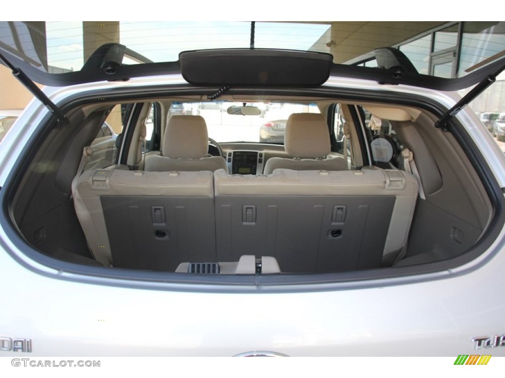 2008 Tucson SE - Platinum Silver / Gray photo #36