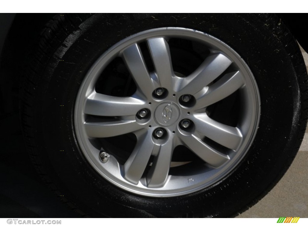 2008 Tucson SE - Platinum Silver / Gray photo #52