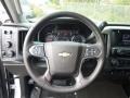 Jet Black 2015 Chevrolet Silverado 3500HD LT Crew Cab 4x4 Steering Wheel