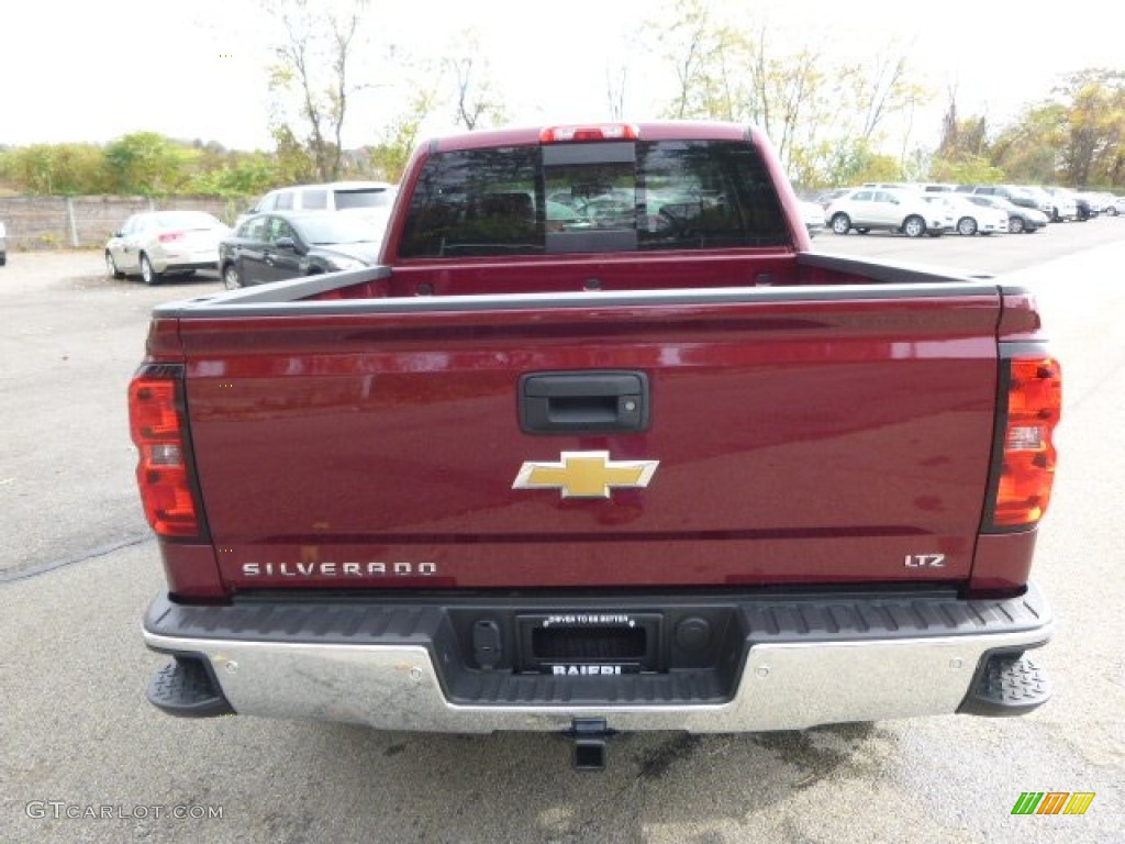 2015 Silverado 3500HD LTZ Double Cab 4x4 - Deep Ruby Metallic / Cocoa/Dune photo #7