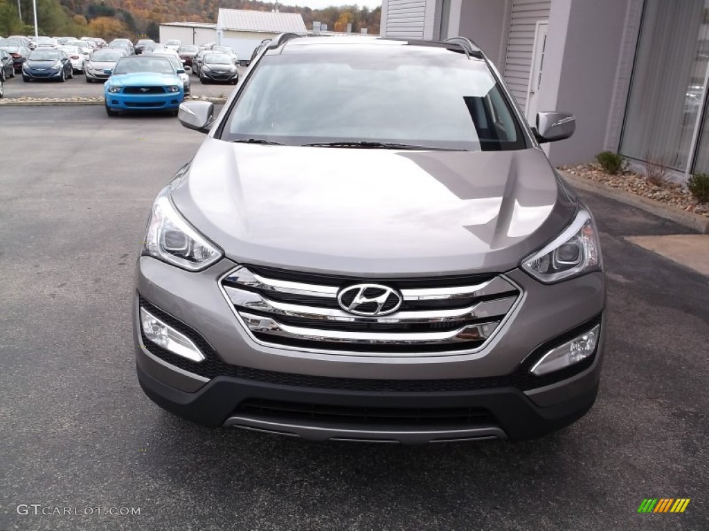 2015 Santa Fe Sport 2.0T AWD - Mineral Gray / Black photo #4
