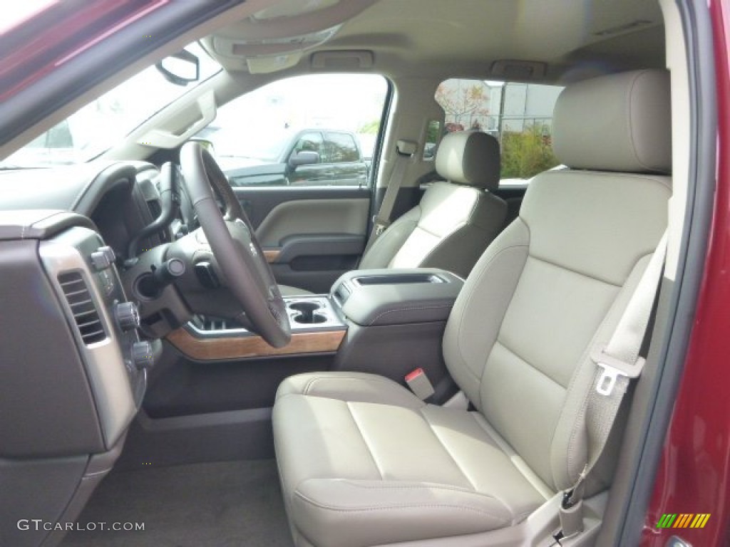 2015 Silverado 1500 LTZ Crew Cab 4x4 - Deep Ruby Metallic / Cocoa/Dune photo #10