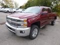 2015 Deep Ruby Metallic Chevrolet Silverado 2500HD LT Crew Cab 4x4  photo #2