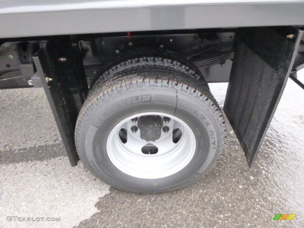 2015 Silverado 3500HD WT Regular Cab 4x4 Dump Truck - Summit White / Jet Black/Dark Ash photo #9