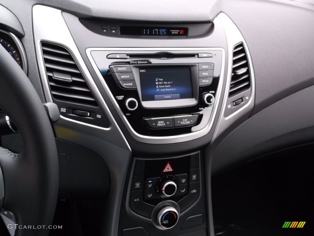 2015 Elantra SE Sedan - Shimmering Air Silver / Black photo #14