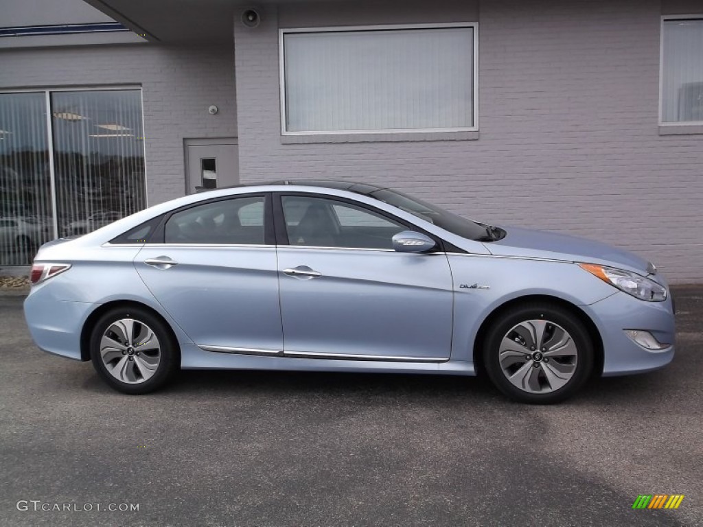 Blue Sky Metallic 2015 Hyundai Sonata Hybrid Limited Exterior Photo #98376543