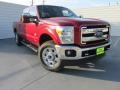 2015 Ruby Red Ford F250 Super Duty King Ranch Crew Cab 4x4  photo #1
