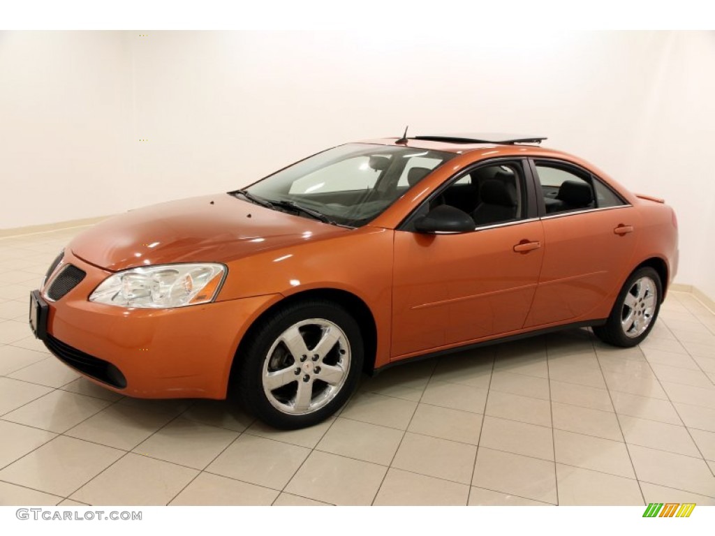 Fusion Orange Metallic 2005 Pontiac G6 GT Sedan Exterior Photo #98377305