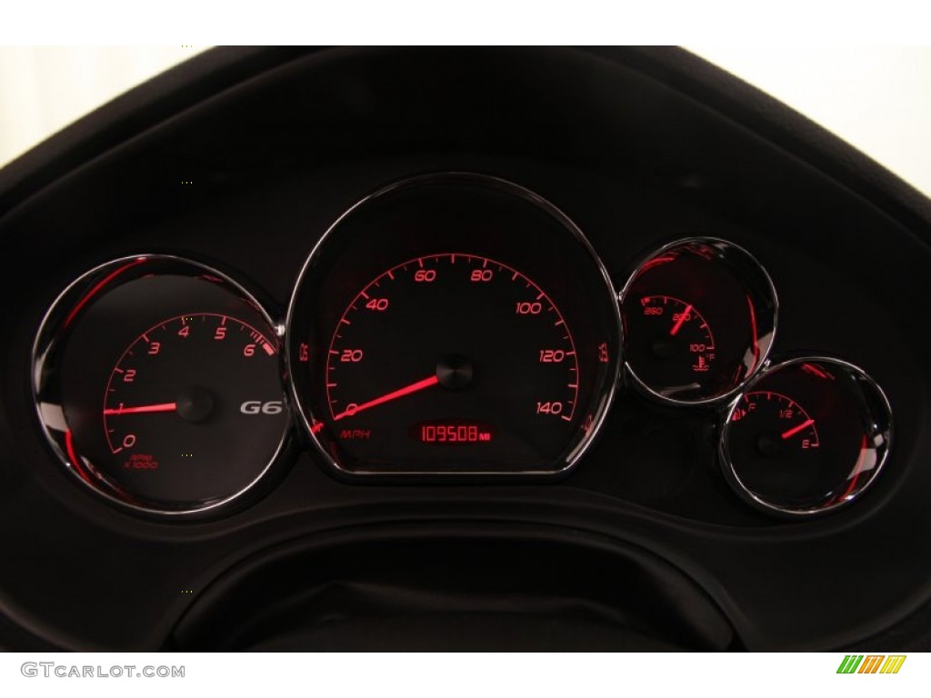 2005 Pontiac G6 GT Sedan Gauges Photo #98377365