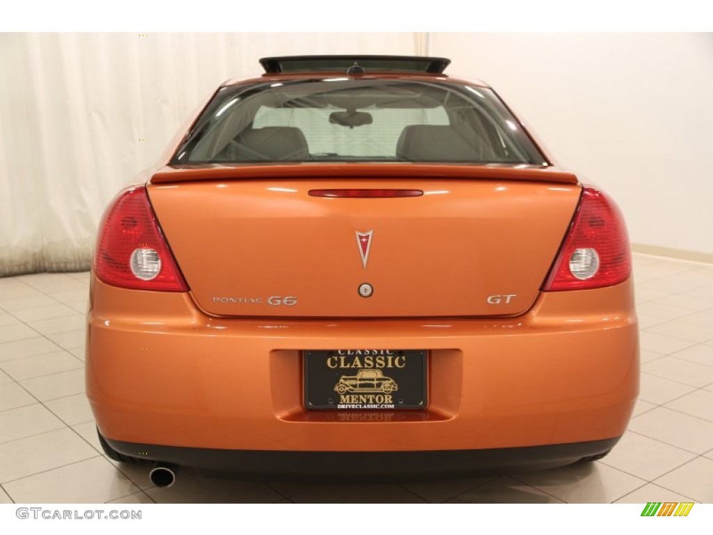 2005 G6 GT Sedan - Fusion Orange Metallic / Ebony photo #13
