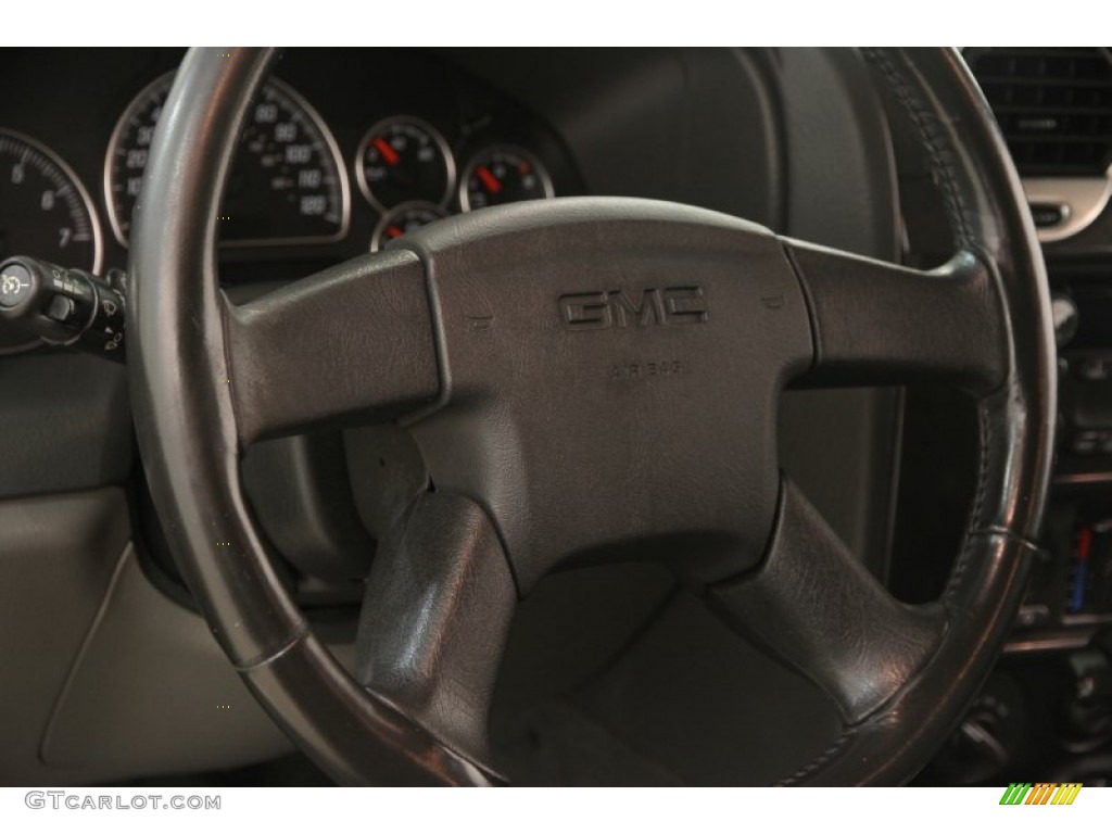 2004 GMC Envoy SLE 4x4 Dark Pewter Steering Wheel Photo #98377554