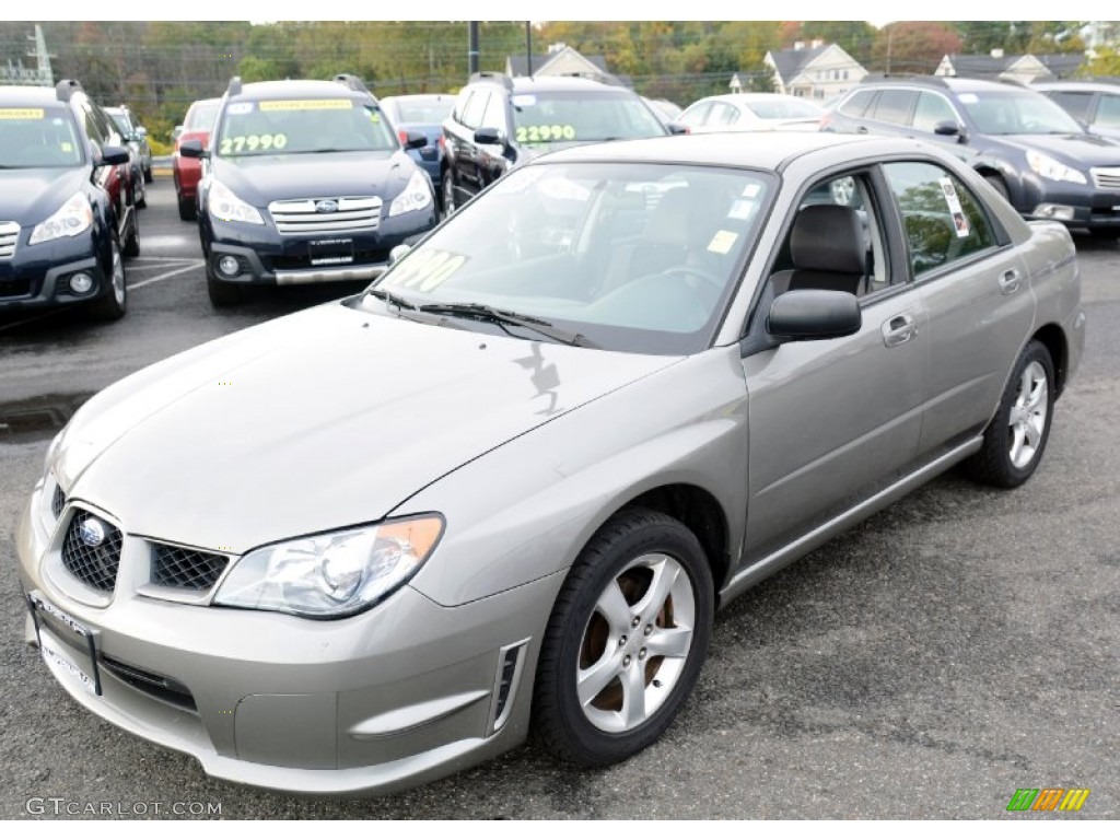 2006 Impreza 2.5i Sedan - Steel Gray Metallic / Anthracite Black photo #3