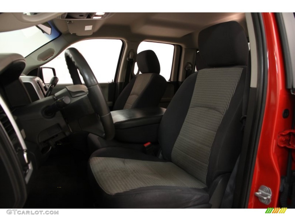 2011 Ram 1500 SLT Quad Cab 4x4 - Flame Red / Dark Slate Gray/Medium Graystone photo #5
