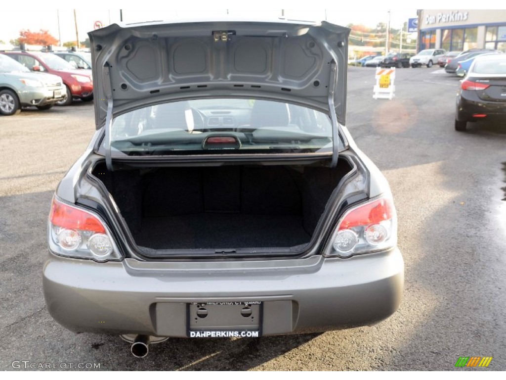 2006 Impreza 2.5i Sedan - Steel Gray Metallic / Anthracite Black photo #8