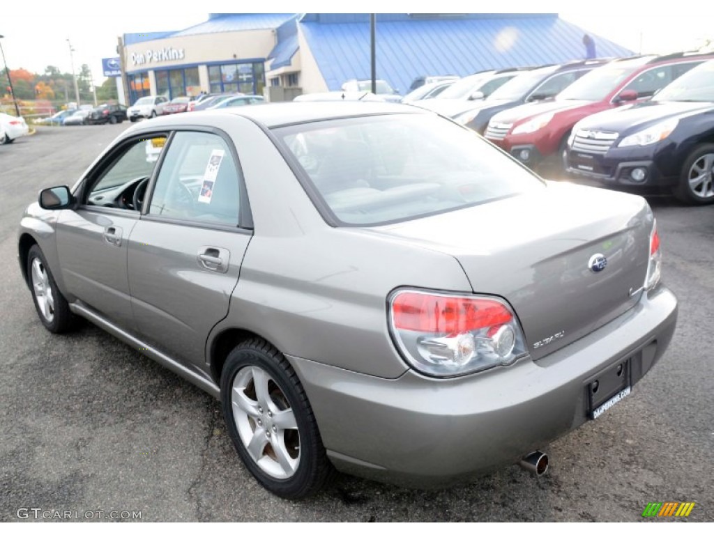 2006 Impreza 2.5i Sedan - Steel Gray Metallic / Anthracite Black photo #10