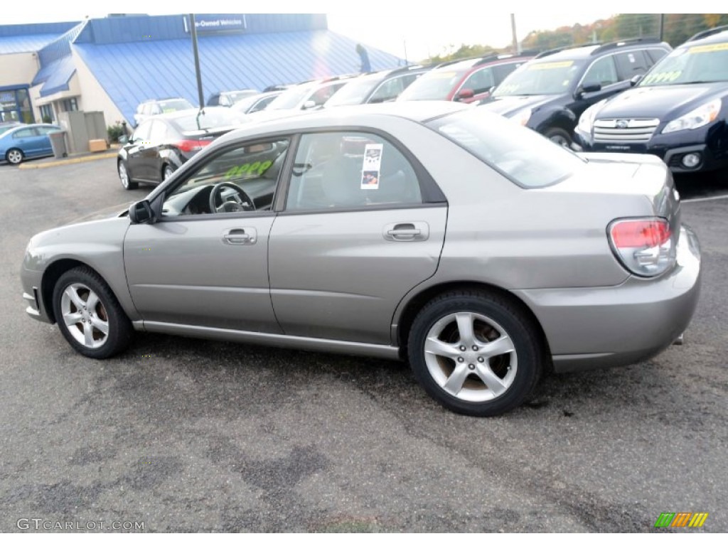 2006 Impreza 2.5i Sedan - Steel Gray Metallic / Anthracite Black photo #11