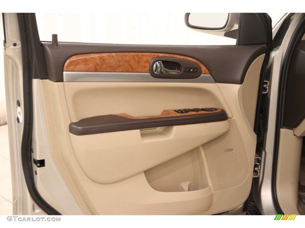 2012 Buick Enclave FWD Cashmere Door Panel Photo #98380869
