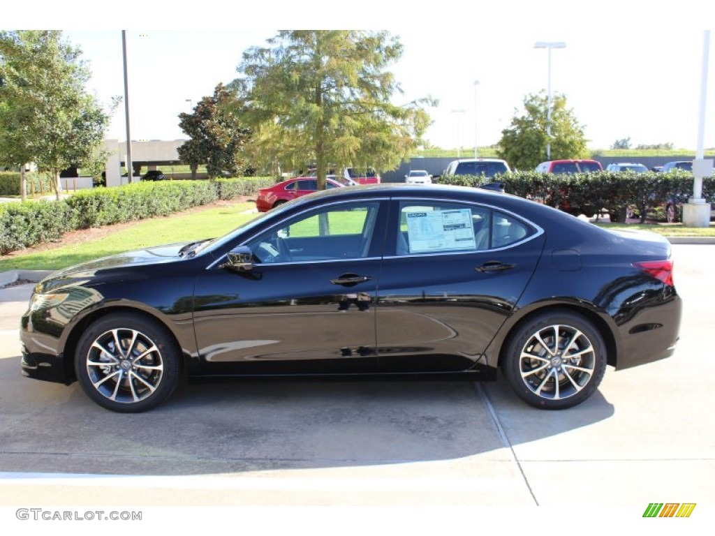 Crystal Black Pearl 2015 Acura TLX 3.5 Technology SH-AWD Exterior Photo #98381826