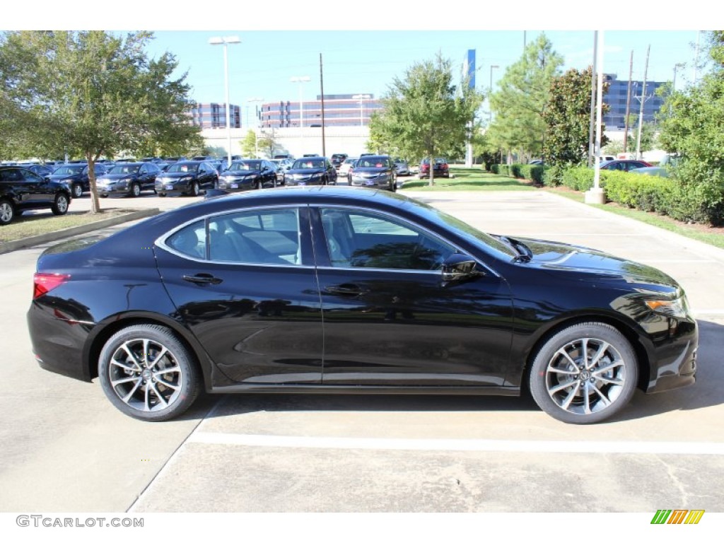 Crystal Black Pearl 2015 Acura TLX 3.5 Technology SH-AWD Exterior Photo #98381892
