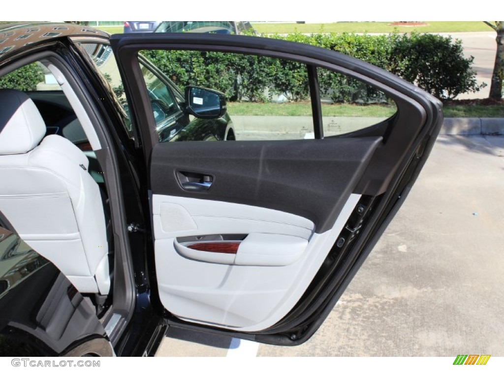 2015 Acura TLX 3.5 Technology SH-AWD Graystone Door Panel Photo #98382009