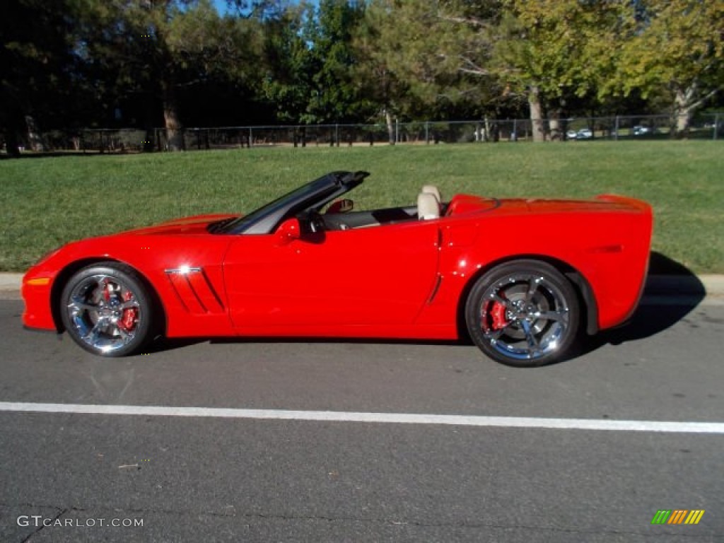 2013 Corvette Grand Sport Convertible - Torch Red / Cashmere photo #6