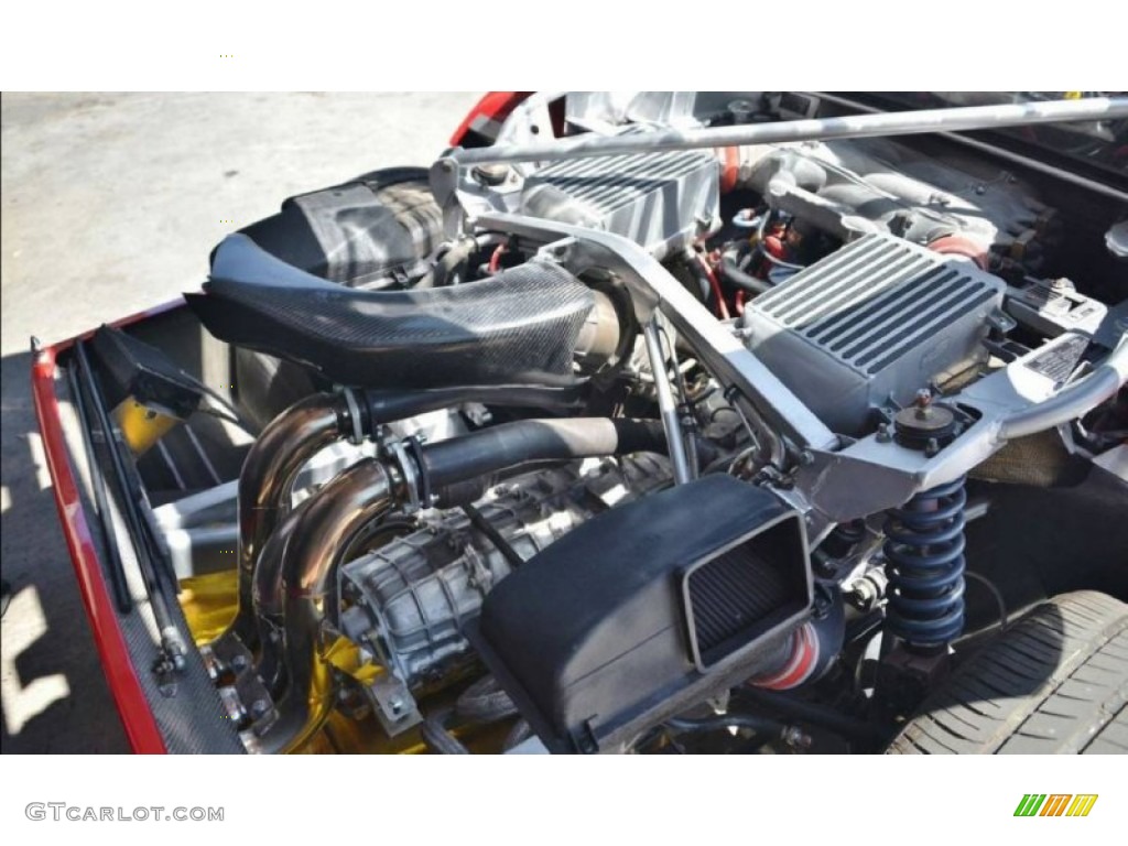1992 Ferrari F40 LM Conversion 2.9 Liter Turbocharged DOHC 32-Valve V8 Engine Photo #98387905