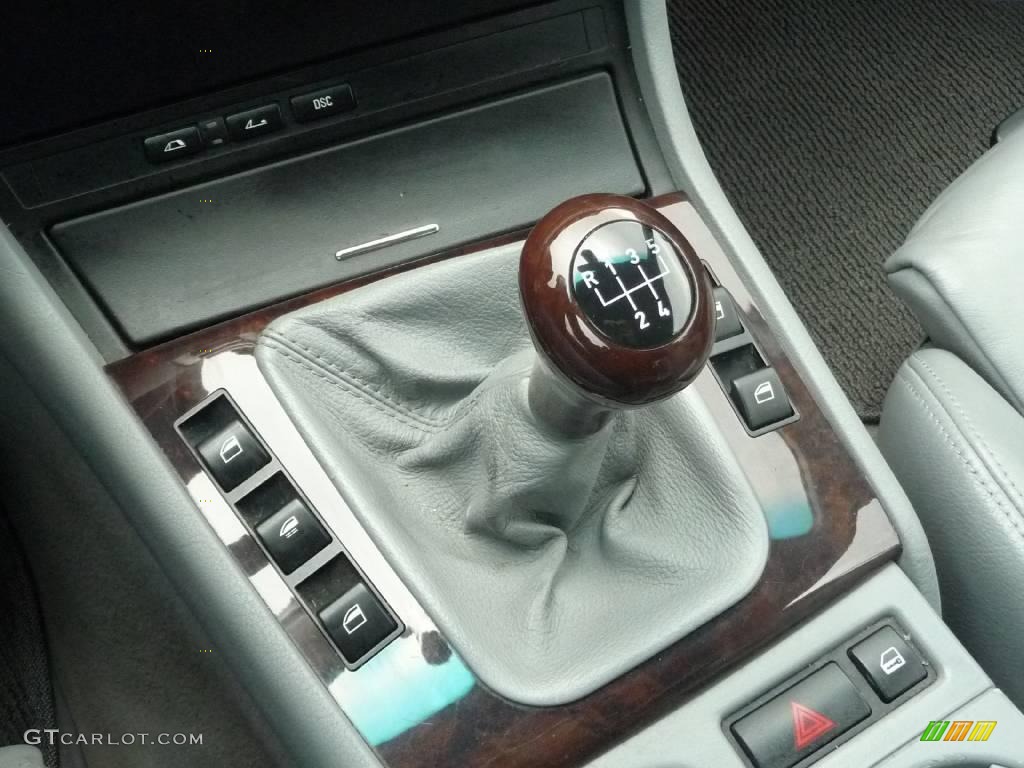 2001 3 Series 330i Convertible - Steel Blue Metallic / Grey photo #22