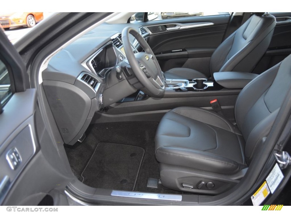 2015 Ford Fusion Titanium Front Seat Photo #98389653