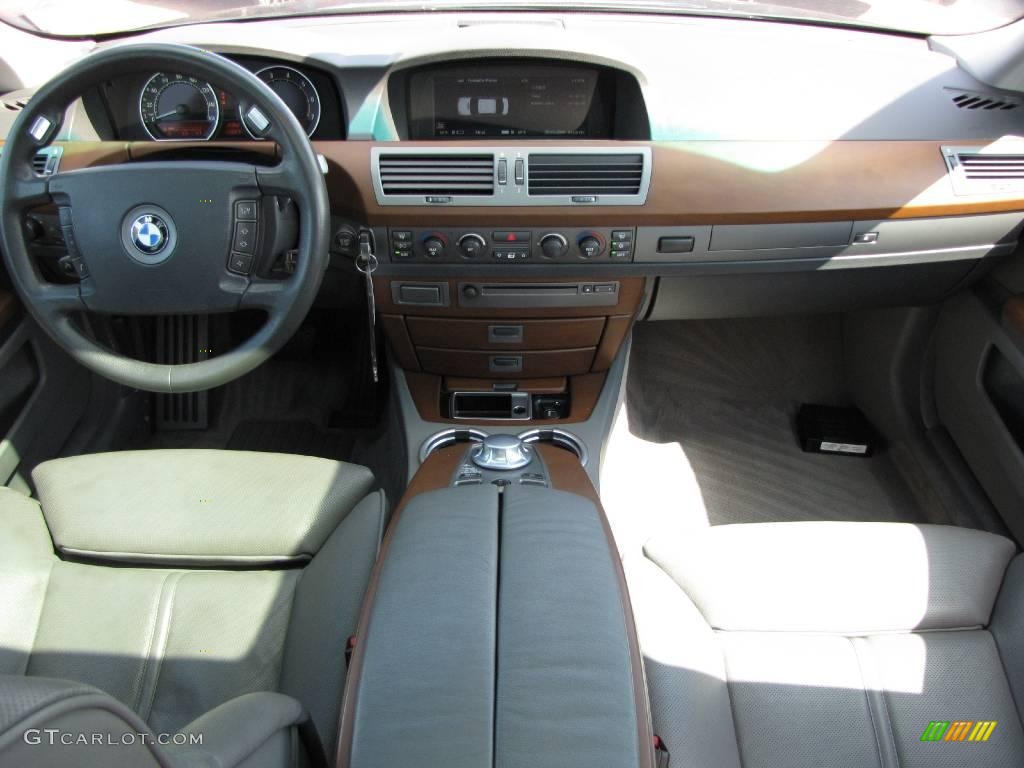 2004 7 Series 745Li Sedan - Slate Green Metallic / Basalt Grey/Flannel Grey photo #20