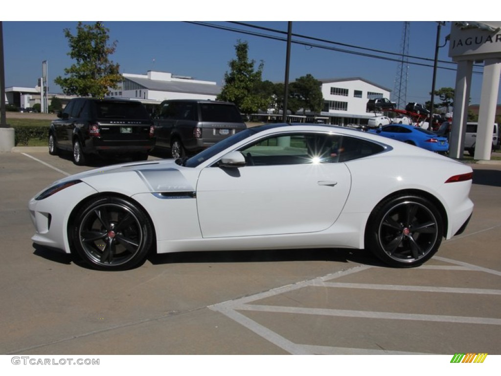 Polaris White 2015 Jaguar F-TYPE S Coupe Exterior Photo #98390653
