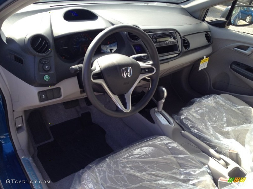 2014 Insight Hybrid - Mediterranean Blue Pearl / Gray photo #3