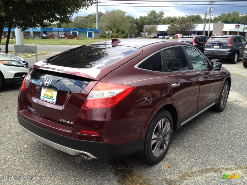 2014 Crosstour EX-L V6 - Basque Red Pearl II / Ivory photo #2