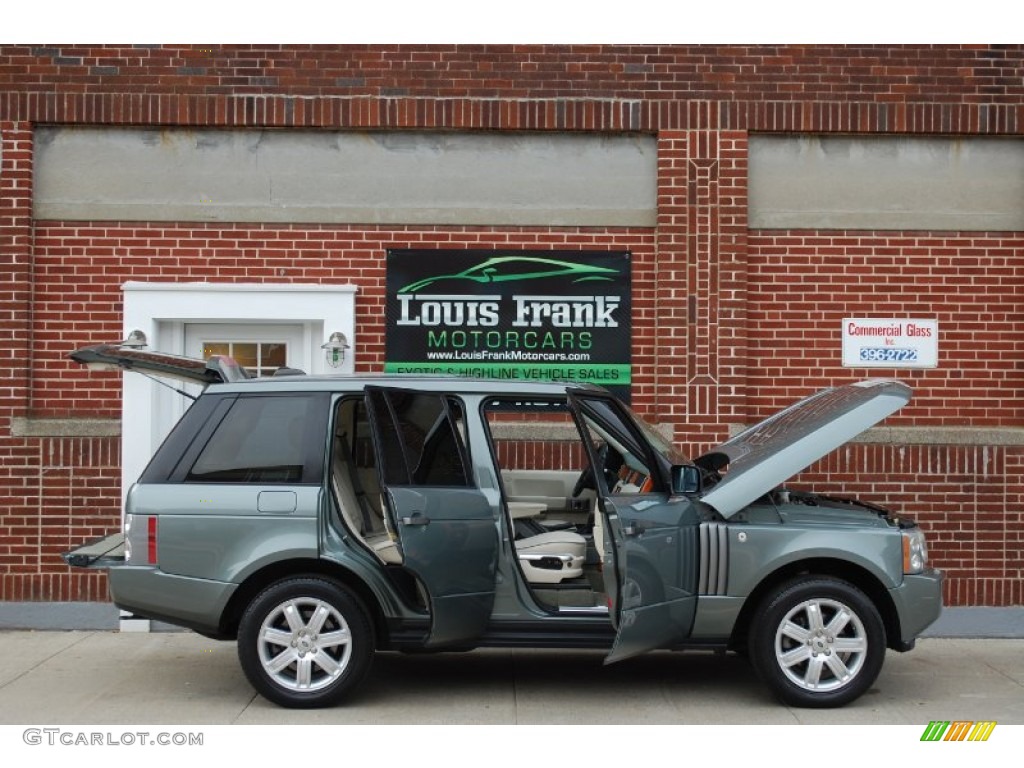 2006 Range Rover HSE - Giverny Green Metallic / Ivory/Aspen photo #40