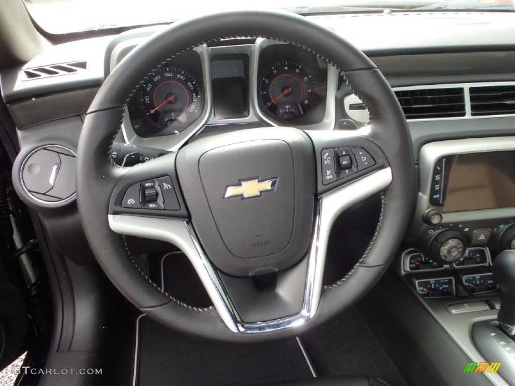 2015 Chevrolet Camaro LT/RS Coupe Black Steering Wheel Photo #98394622